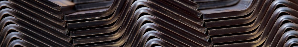 working with sheet metal on CNC hydraulic press brake. Bending sheet metal working with sheet metal on CNC hydraulic press brake. Bending sheet metal