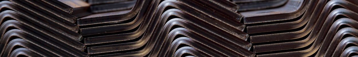 working with sheet metal on CNC hydraulic press brake. Bending sheet metal working with sheet metal on CNC hydraulic press brake. Bending sheet metal